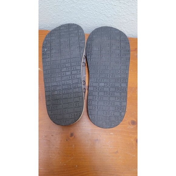 Sanuk Mens Brown Canvas Slip-On Shoes With Frayed Edges - Eco-Friendly & Comfort - Picture 7 of 11